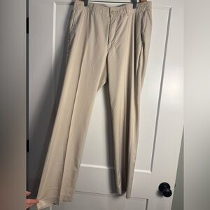 PGA Tour Golf Pants Khaki Elastic Waist
